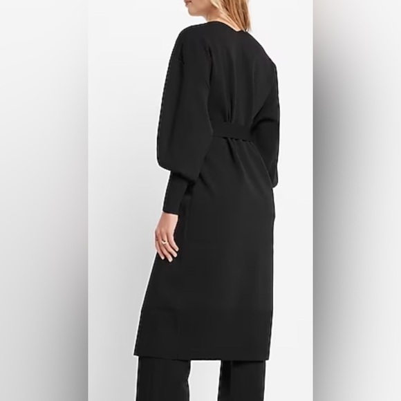 Express Tie Belted Duster Cardigan Size XSmall - Picture 3 of 9